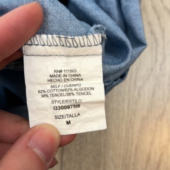 AUW Light Blue Quarter Sleeve Sun Dress Size M - Picture 6 of 9